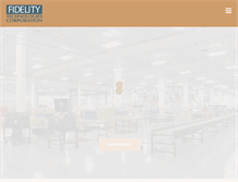 Tablet Screenshot of fidelitytech.com